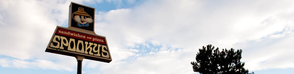 Spooky's Pizza Banner