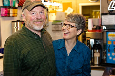 Owners of Spooky's Pizza